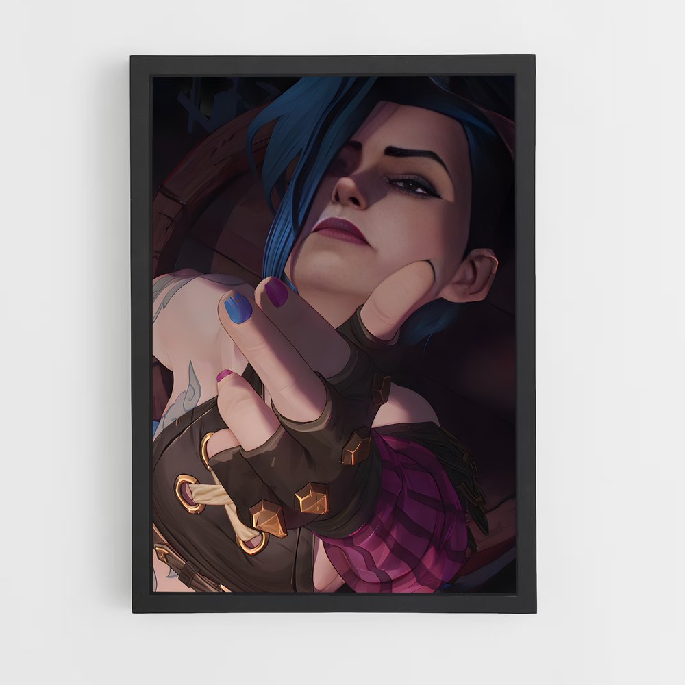 Poster Jinx de lol – affiche League Of Legends (vue 2)